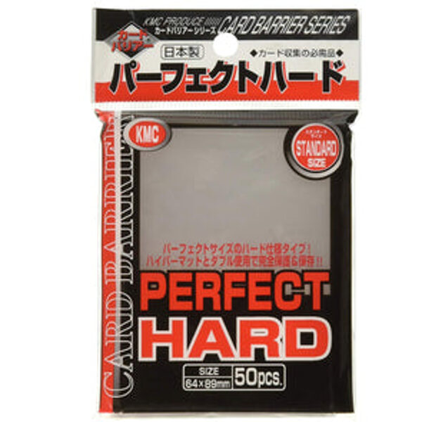 KMC 50pcs Card Barrier Perfect Hard Size 64x89mm Sleeves