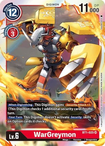 WarGreymon BT1-025 SR