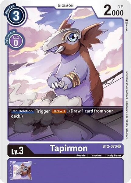 Tapirmon BT2-070 U