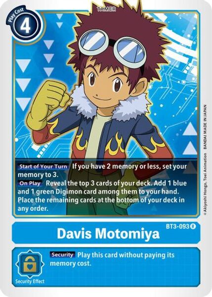 Davis Motomiya BT3-093 R