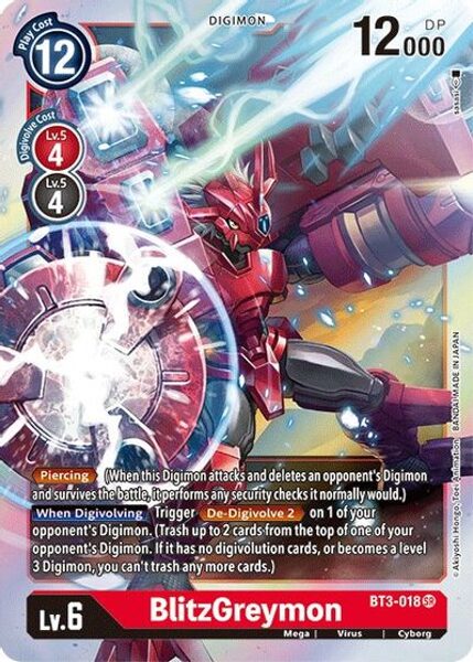 BlitzGreymon BT3-018 SR