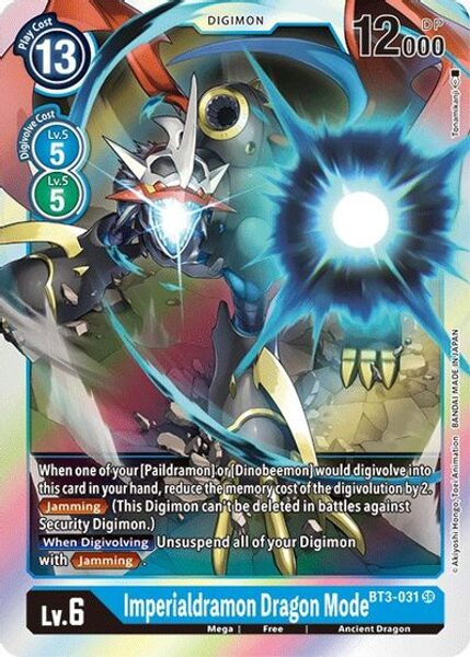 Imperialdramon Dragon Mode BT3-031 SR