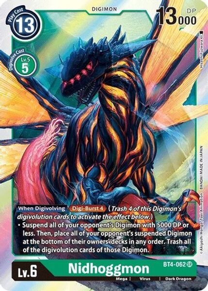 Nidhoggmon BT4-062 SR