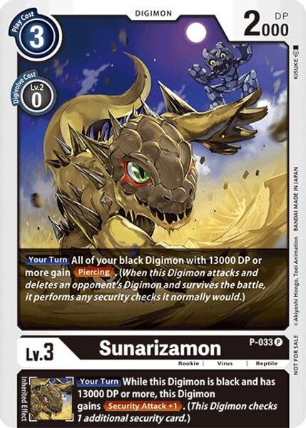 Sunarizamon P-033 FOIL