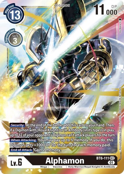 Alphamon BT6-111 SEC