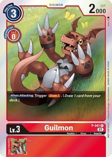 Guilmon - Digimon Promotion Cards - P-041 P