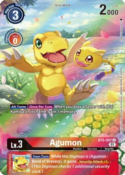 Agumon (Alternate Art) - BT6-007 U
