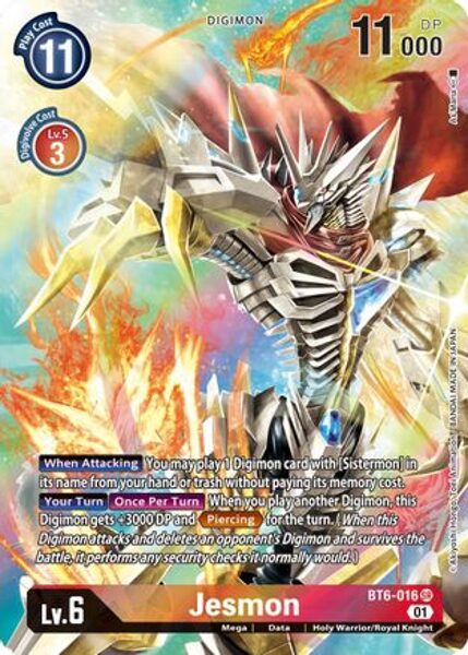 Jesmon (Alternate Art) - BT6-016 SR