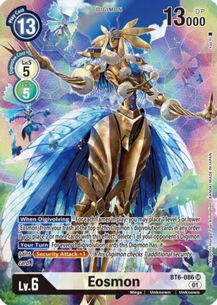 Eosmon - BT6-086 (Alternate Art) - BT6-086 SR