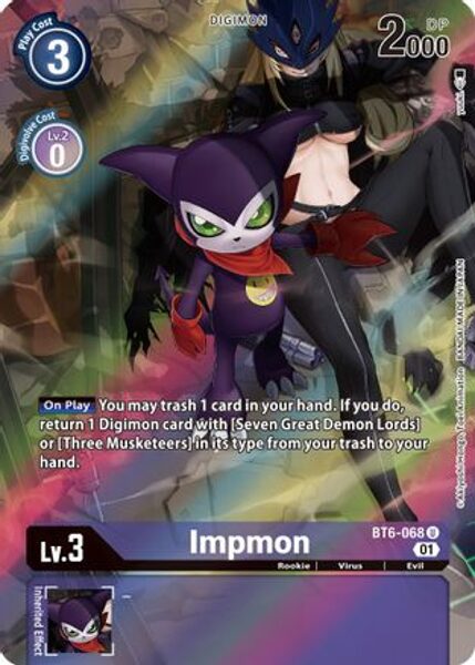Impmon (Alternate Art) - BT6-068 U