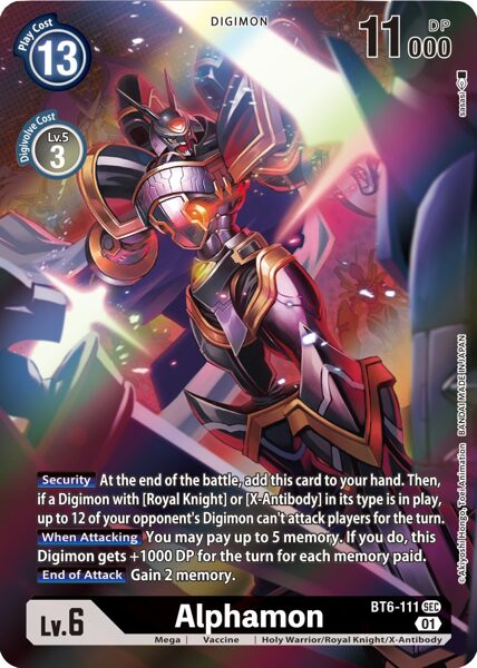 Alphamon (Alternate Art)