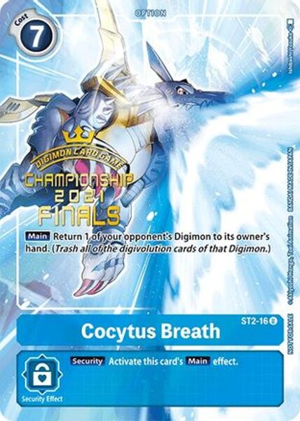 Cocytus Breath (2021 Championship Finals Tamer‘s Evolution Pack) - ST2-16 U