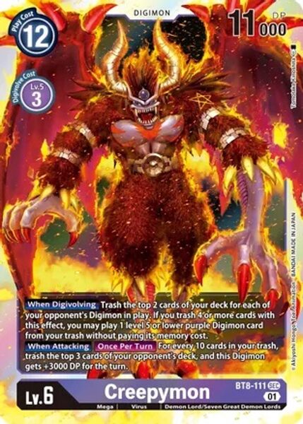 Creepymon BT8-111 SEC