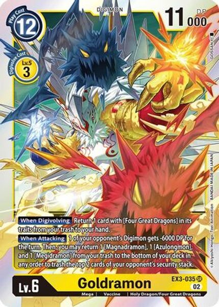 Goldramon - EX3-035 SR