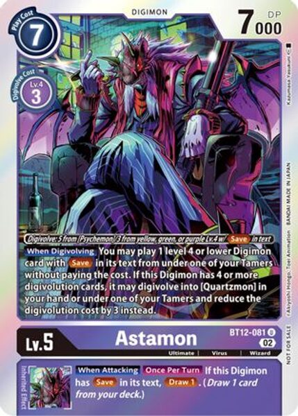Astamon (Box Topper) - Across Time (BT12)