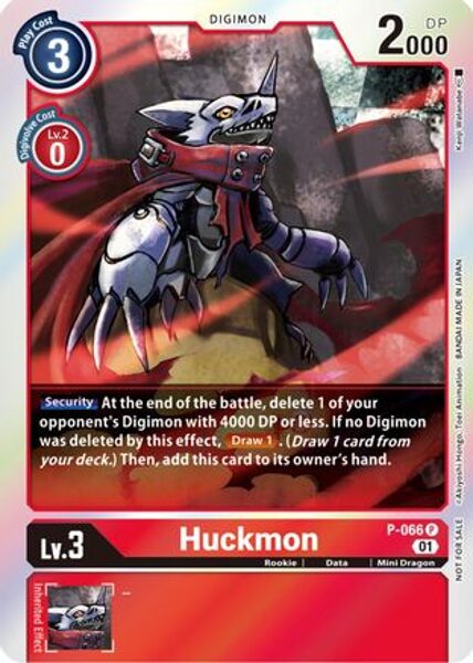 Huckmon - P-066 (Limited Card Pack) - Digimon Promotion Cards (D-PR)