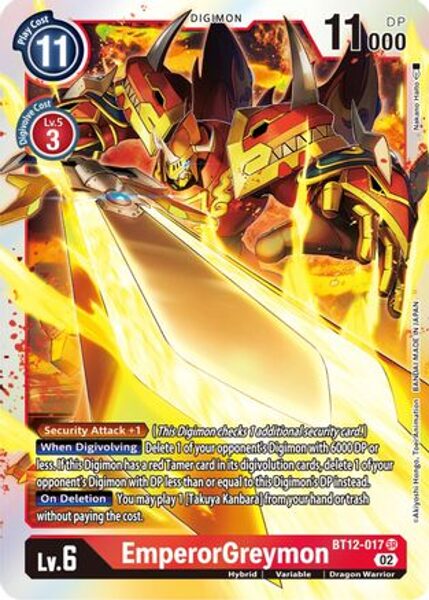 EmperorGreymon - Across Time (BT12)