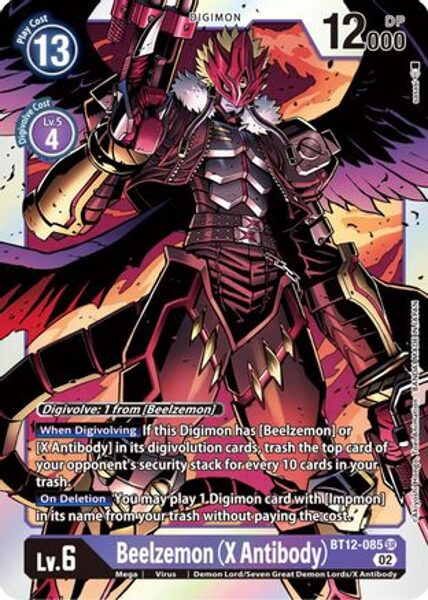 Beelzemon (X Antibody) - Across Time (BT12)