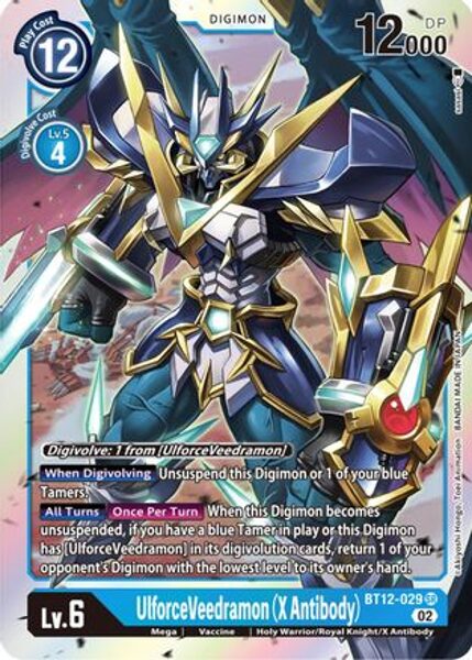 UlforceVeedramon (X Antibody) - Across Time (BT12)