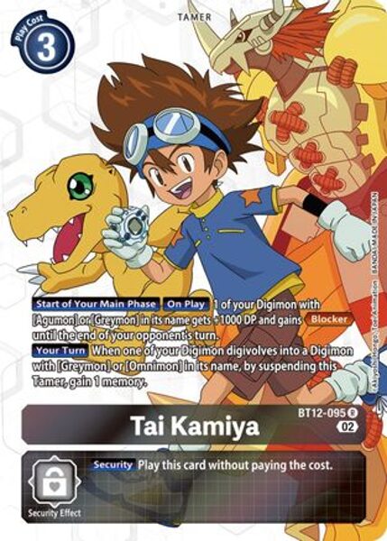 Tai Kamiya (Alternate Art) - Across Time (BT12)