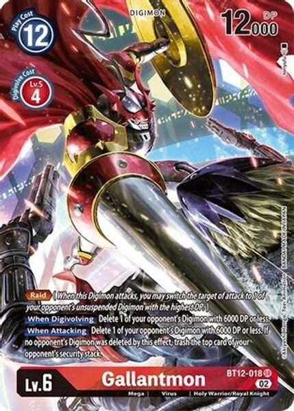Gallantmon (Alternate Art) - Across Time (BT12)