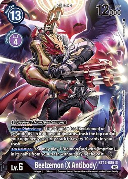 Beelzemon (X Antibody) (Alternate Art) - Across Time (BT12)