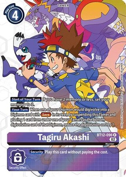 Tagiru Akashi (Alternate Art) - Across Time (BT12)