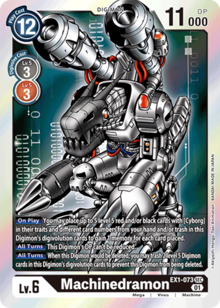 MACHINEDRAMON - EX1-073 - SECRET RARE