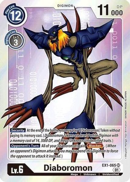 DIABOROMON - EX1-065 - SUPER RARE
